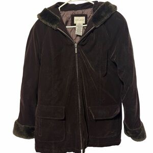 White Stag Brown Hooded Jacket